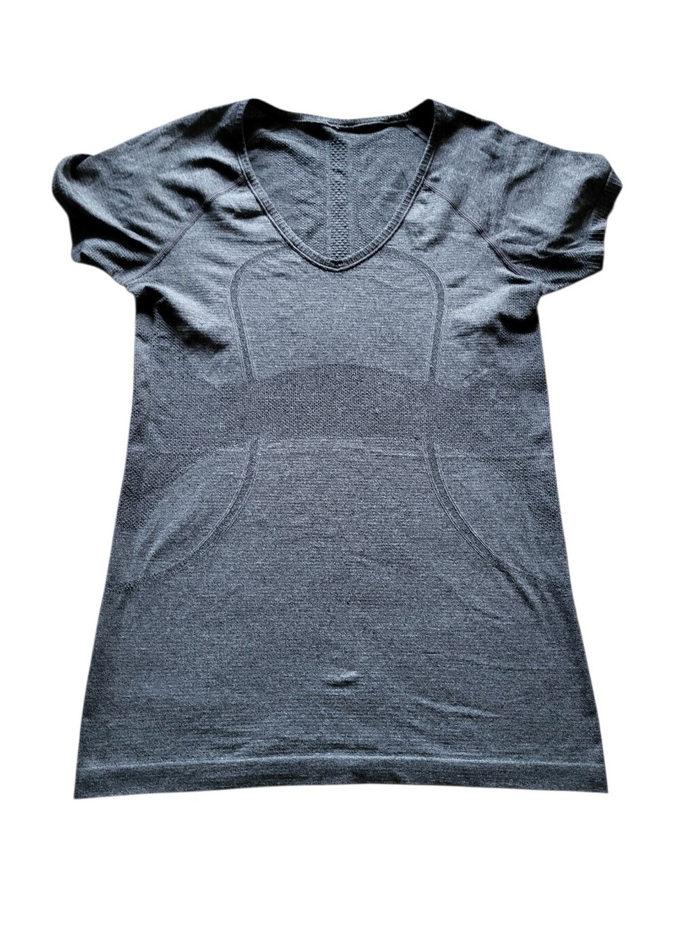 Lululemon Women’s Swiftly Tech Short Sleeve Heathered Charcoal Gray Size 8